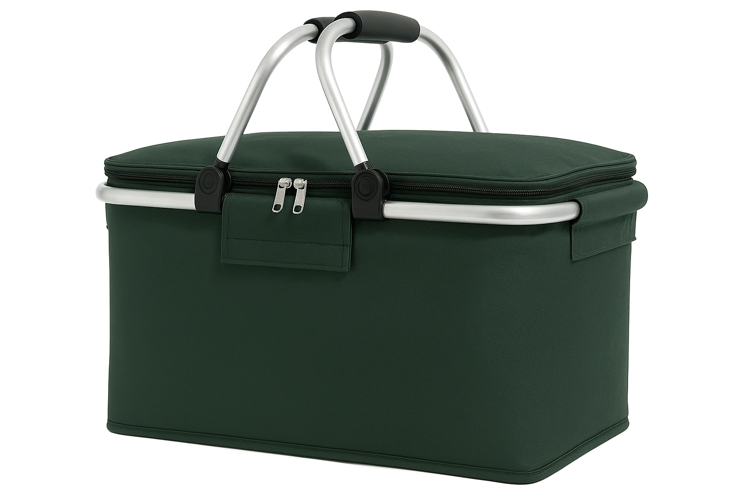 Cesta Cooler Refrigerador Térmico Camping Plegable Gris