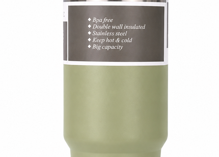 Vaso Térmico Acero Inoxidable 890 ml con Asa Frío/Calor