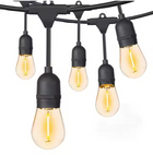 Guirnalda Luces Eléctrica De Terraza Vintage 10 Metros 10 Ampolletas