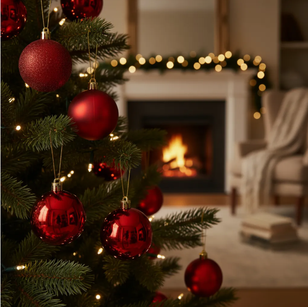 Esferas Bambalinas Para Árbol De Navidad Pack X20 5cm