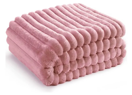Frazada Polar Piel De Conejo Frazada Invierno 200x230 cm