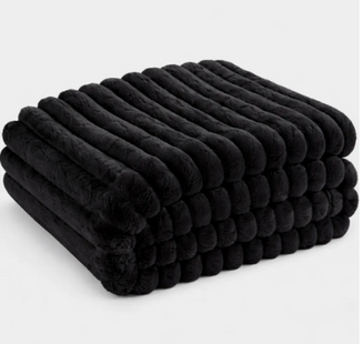 Frazada Polar Piel De Conejo Frazada Invierno 200x230 cm