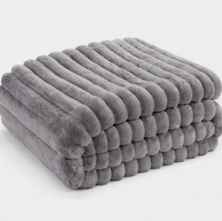 Frazada Polar Piel De Conejo Frazada Invierno 200x230 cm