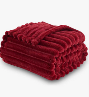 Frazada Polar Piel De Conejo Frazada Invierno 200x230 cm