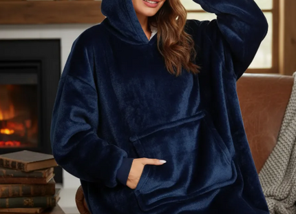 Manta Capucha Poleron De Invierno Sueter Sherpa Unisex