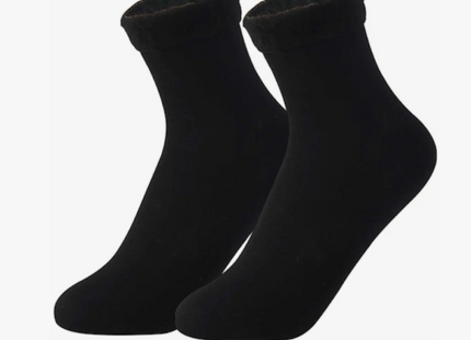 Pack 12 Calcetines Térmicos Terciopelo Polar Frío Invierno