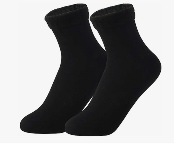 Pack 12 Calcetines Térmicos Terciopelo Polar Frío Invierno