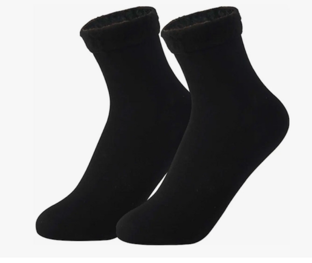Pack 12 Calcetines Térmicos Terciopelo Polar Frío Invierno