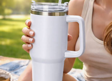 Vaso Termico Acero Inoxidable con Asa 1,2l Frío Y Calor