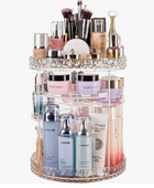 Organizador Acrílico Para Maquillaje Cosmético Giratorio 360