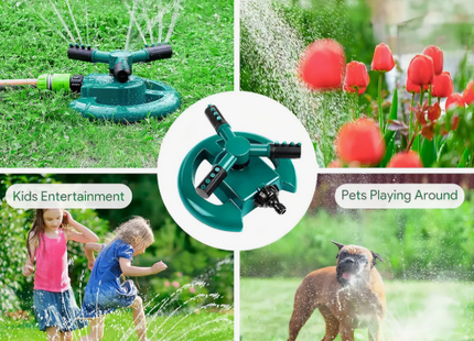 Aspersor De Riego Regador Jardin Automatico Riego Giratorio