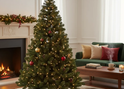 Árbol Navidad Artificial 150 Cm Soporte Metálico Verde