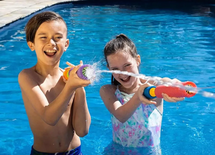 Pack X6 Pistola Lanza Agua Espuma Verano Piscina 30 Cm