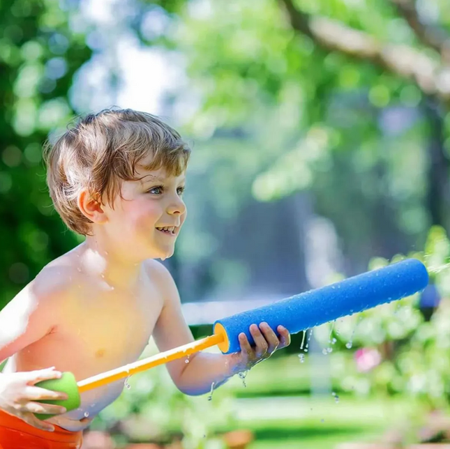 Pack X6 Pistola Lanza Agua Espuma Verano Piscina 30 Cm