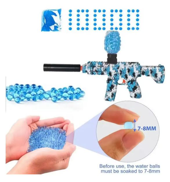 Pistola De Hidrogel Eléctrica Recargable M416 Juguete