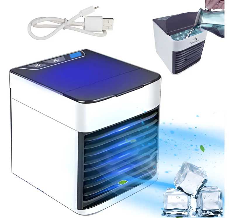 Mini Aire Portátil Recargable USB Climatizador