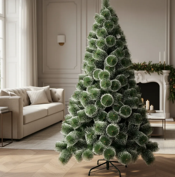 Árbol Navidad Artificial 180cm Soporte Metálico