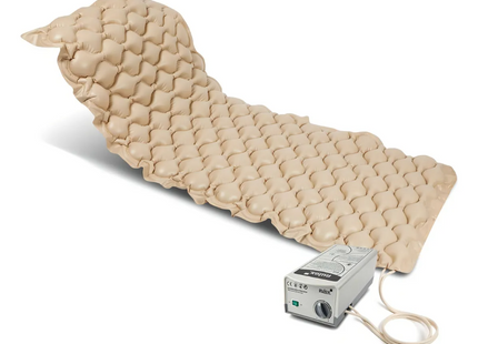 Colchón Antiescara Con Motor Blunding 1 Plaza Color Beige