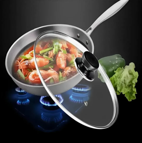 Tapa De Vidrio Para Olla 30 Cm Utensilio De Cocina