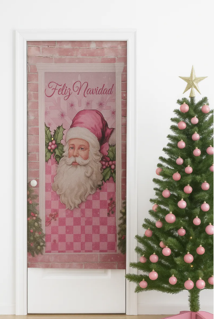 Funda Navidad Para Puerta Decoración Navideña
