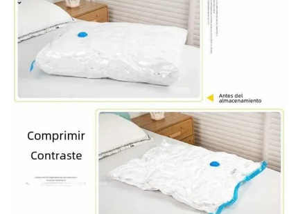 Pack X6 Bolsas De Compresión Almacenar Ropa Al Vacío 80x60 cm