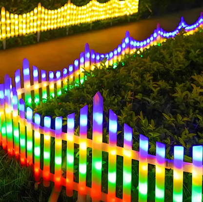 Valla Para Jardín Decoración Navidad Solar 3 Metros