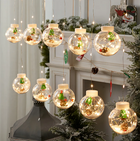 Guirnalda De Luces Esfera 3 Metros Eléctrica Navidad