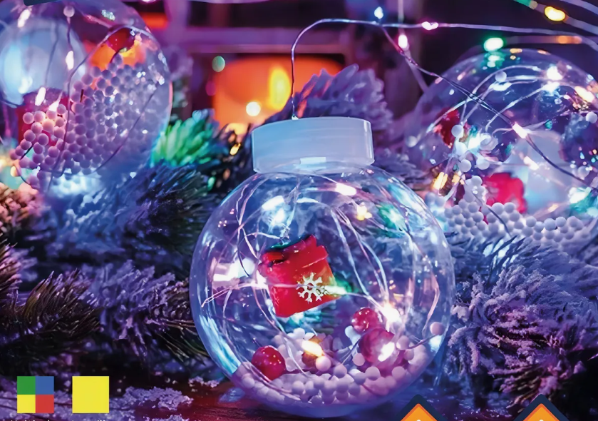 Guirnalda De Luces Esfera 3 Metros Eléctrica Navidad