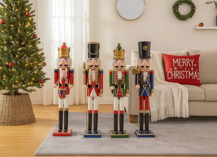 Muñeco Cascanueces 60 Cm de Madera Decoración Navidad