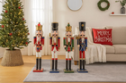 Muñeco Cascanueces 60 Cm de Madera Decoración Navidad
