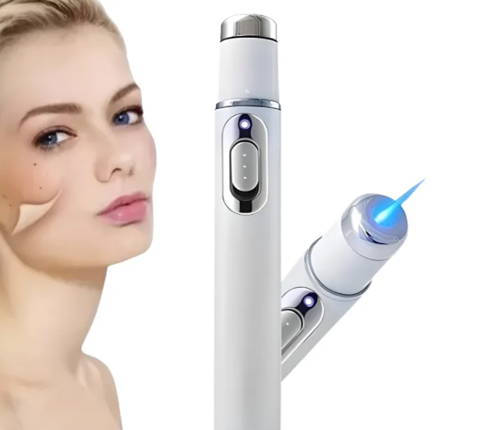 Pluma Laser Luz Azul Cuidado Facial Anti Acné Y Cicatrices