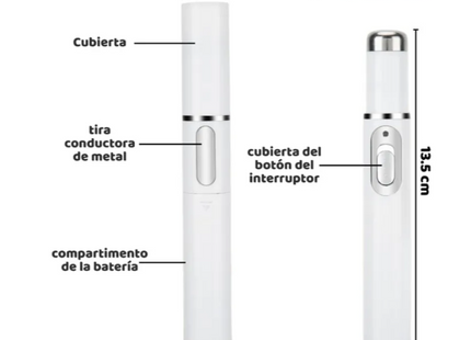 Pluma Laser Luz Azul Cuidado Facial Anti Acné Y Cicatrices