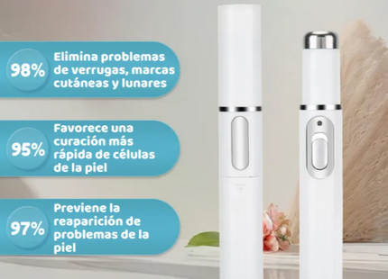 Pluma Laser Luz Azul Cuidado Facial Anti Acné Y Cicatrices