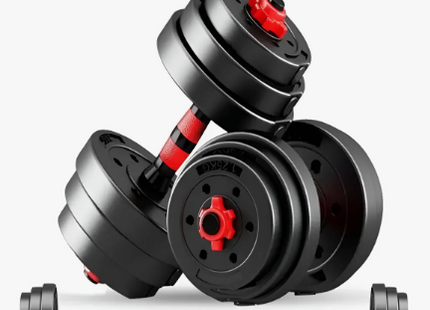 Set Mancuernas 20 Kg Barra Armable Ajustable