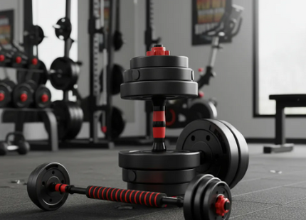 Set Mancuernas 20 Kg Barra Armable Ajustable