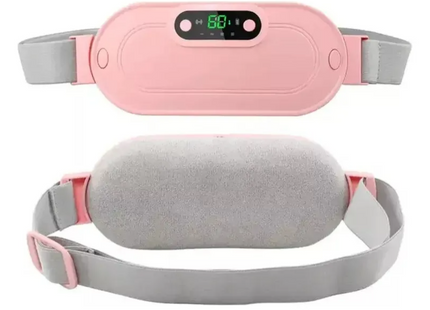 Cinturón Para Cólicos Menstruales Con Calor Y Masaje Rosa