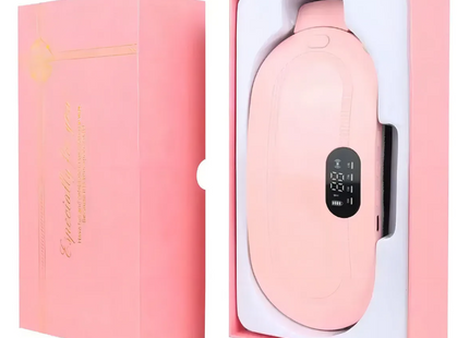 Cinturón Para Cólicos Menstruales Con Calor Y Masaje Rosa