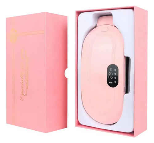 Cinturón Para Cólicos Menstruales Con Calor Y Masaje Rosa