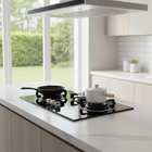 Cocina Encimera A Gas Tope Vidrio 3 Platos Con Chispero