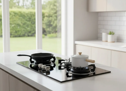 Cocina Encimera A Gas Tope Vidrio 3 Platos Con Chispero