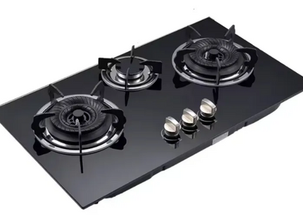 Cocina Encimera A Gas Tope Vidrio 3 Platos Con Chispero