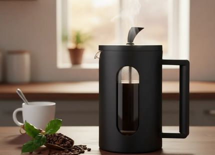 Prensa Francesa Cafetera 800ml Con Filtro De Acero Inoxidable