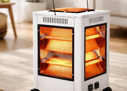 Calefactor Halógeno 5 Lados Eléctrico Hogar Invierno