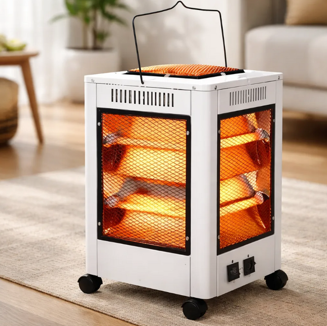 Calefactor Halógeno 5 Lados Eléctrico Hogar Invierno