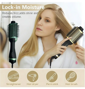 Cepillo Secador Aguacate One Step Oval Voluminizador Cabello