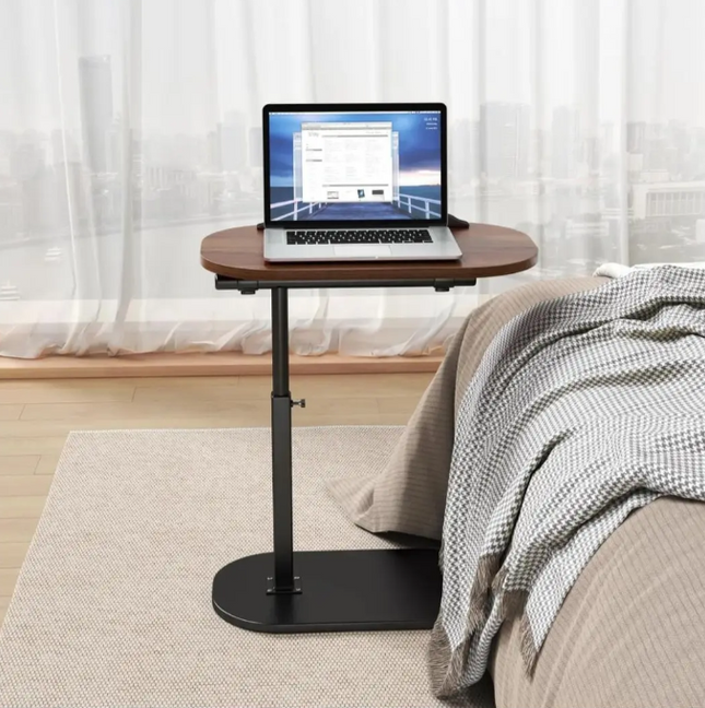 Mesa Auxiliar En Forma De C Altura Ajustable Giratoria