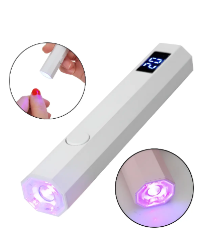 Mini Lámpara De Uñas Portátil Recargable Con Usb