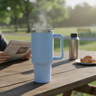 Vaso Termico Acero Inoxidable con Asa 1,2l Frío Y Calor