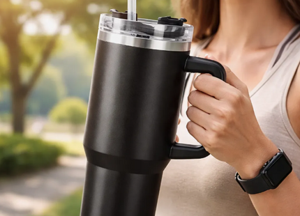 Vaso Termico Acero Inoxidable con Asa 1,2l Frío Y Calor