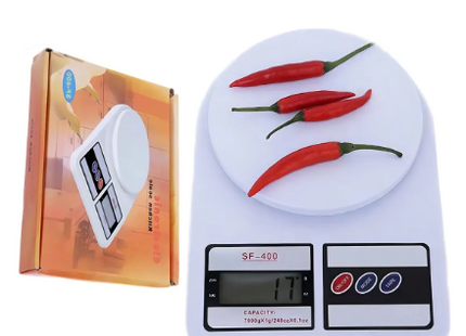Pesa de Cocina Balanza Digital 7 Kg Pesa Alimentos